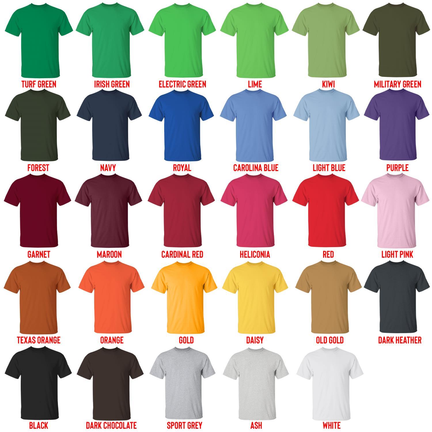 t shirt color chart - Your Lie In April Store