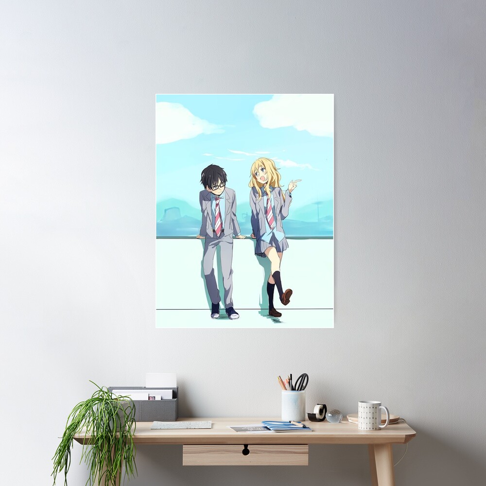 Your Lie In April Couple Cute Poster - Image 2