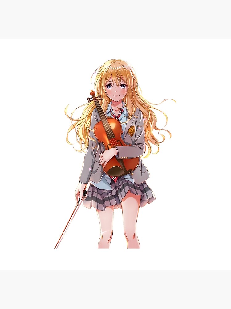 Your Lie In April Miyazono Throw Pillow - Image 2
