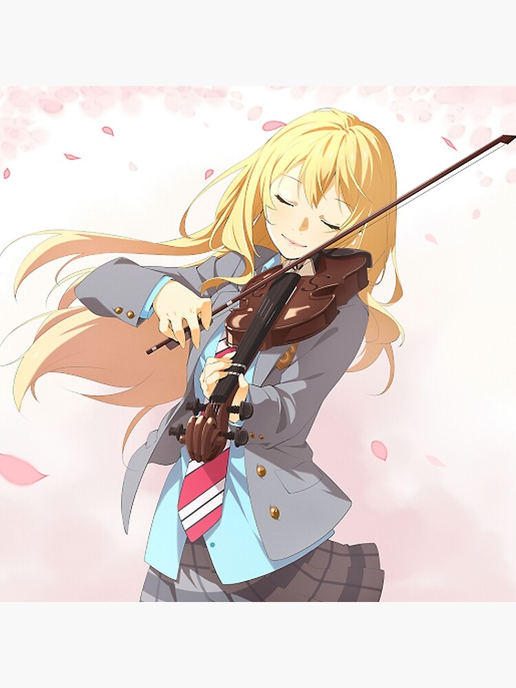 Your Lie In April Kaori Miyazono Throw Pillow - Image 2