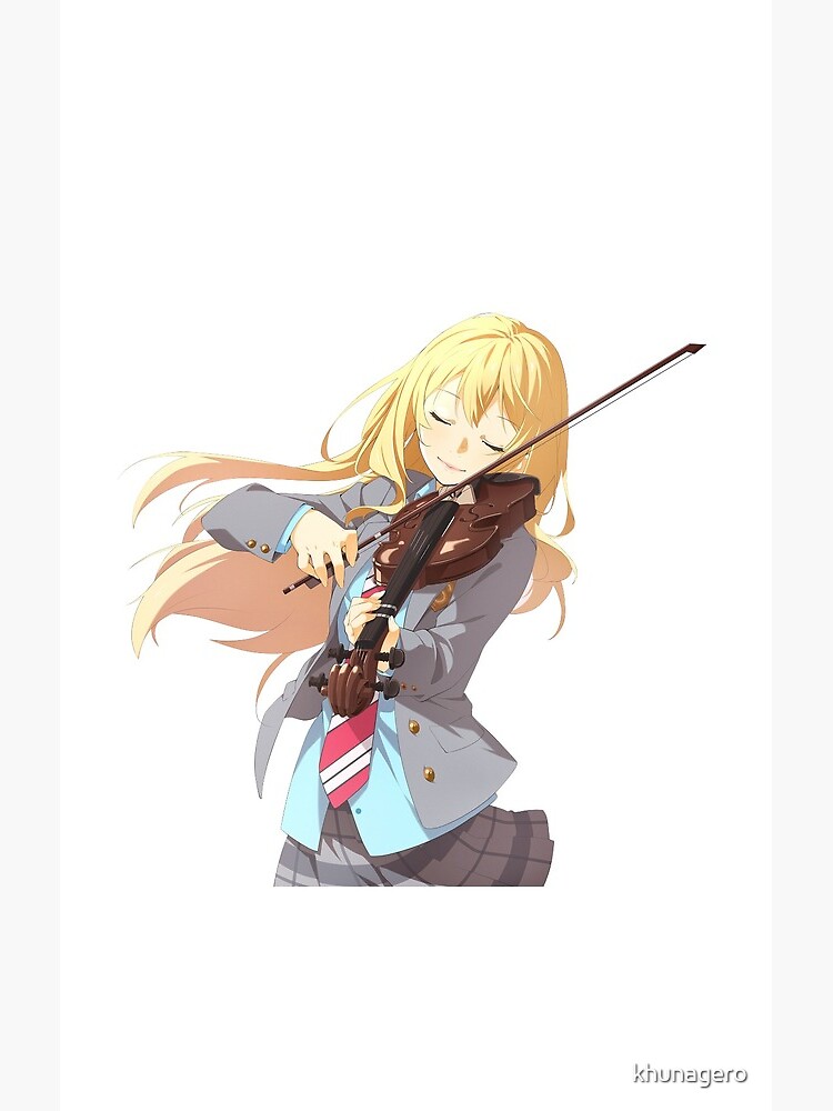 Your Lie In April Kaori Shower Curtain - Image 2
