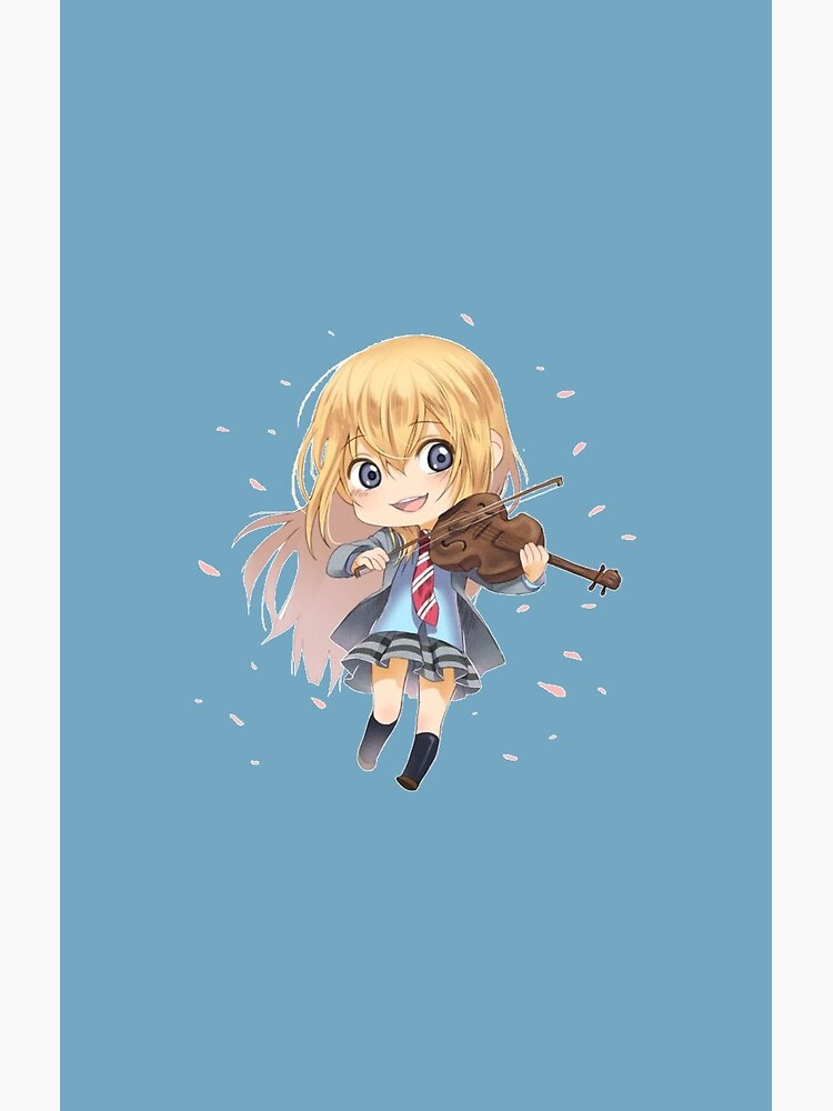 Your Lie In April Kaori Chibi Shower Curtain - Image 2