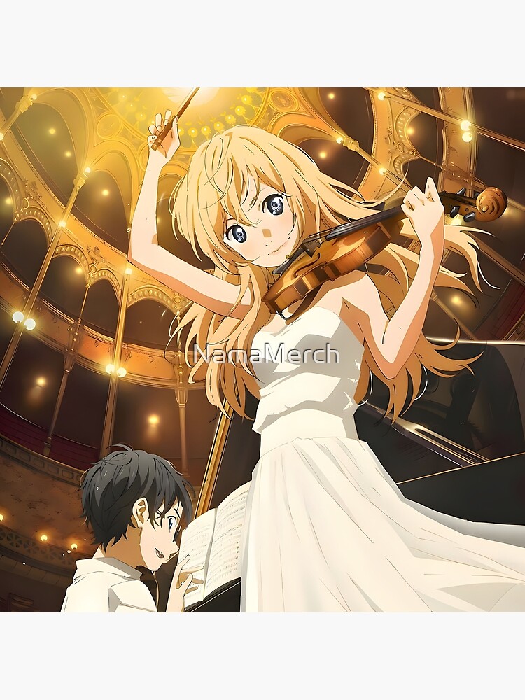 Your Lie In April Kaori With Arima Tapestry - Image 2