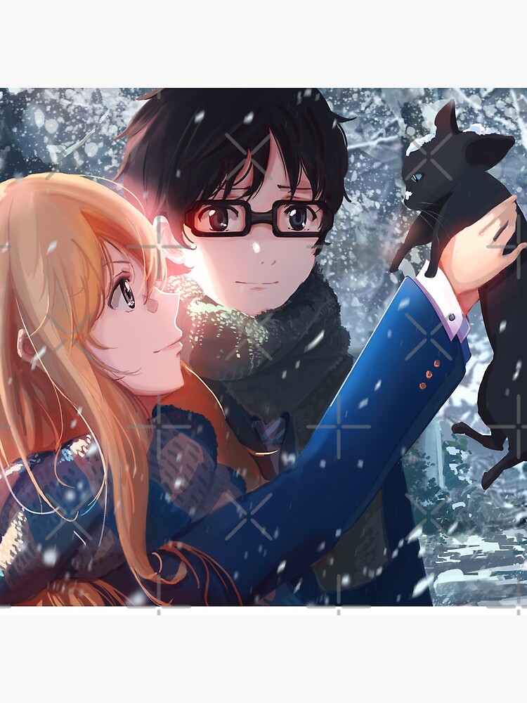 Your Lie In April Kaori Miyazono And Kousei Arima Tapestry - Image 2