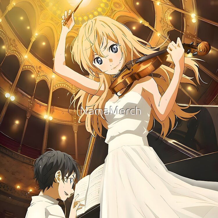 Your Lie In April Kaori With Arima Tote Bag - Image 2