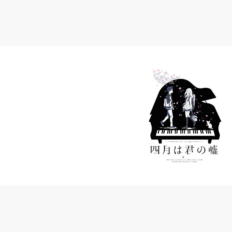 Your Lie In April Black White Mug - Image 2