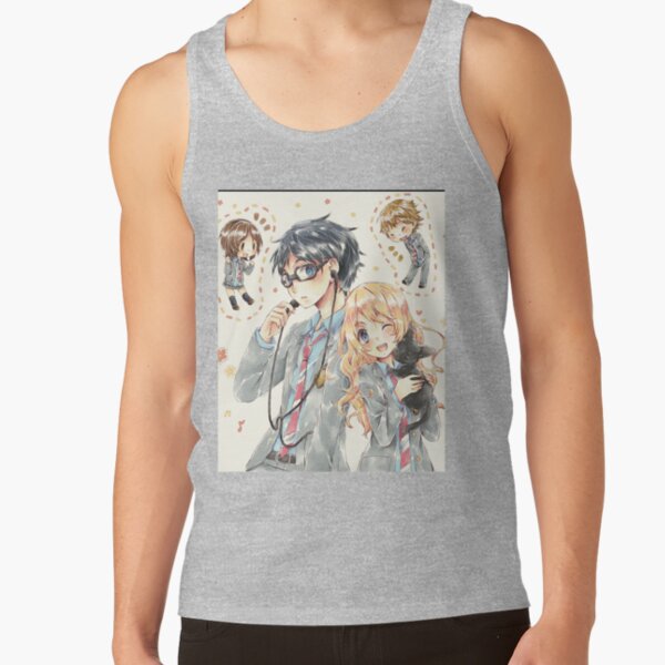 Your Lie In April Couple Cute Tank Top - Image 3