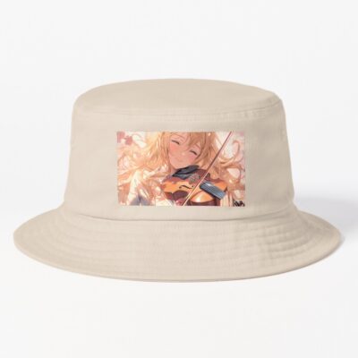 Kaori Your Lie April Anime Sakura Violin Bucket Hat