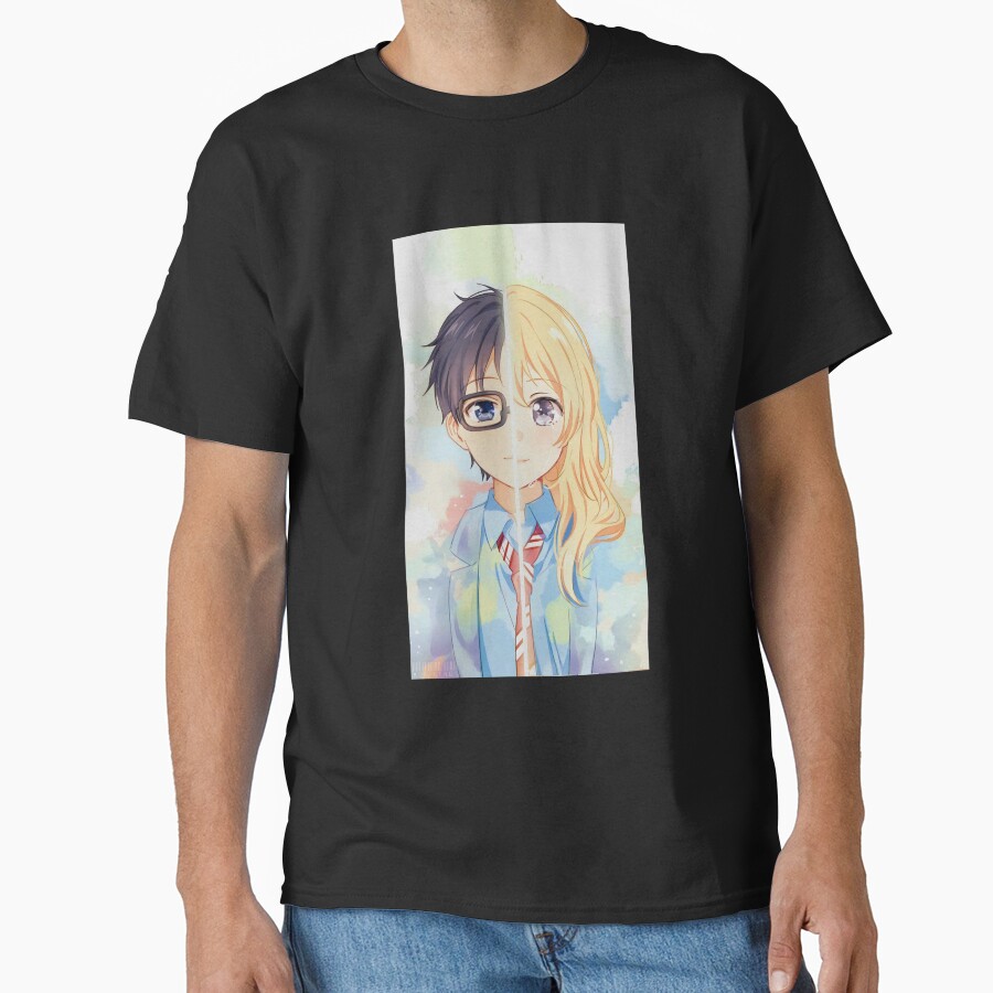 Your Lie In April Kaori Miyazono And Arima Kousei T-shirt - Image 3