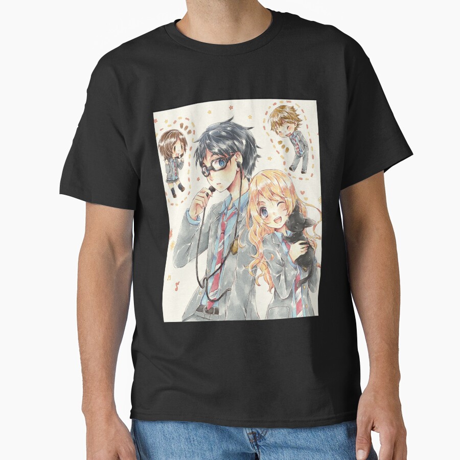 Your Lie In April Couple Cute T-shirt - Image 3