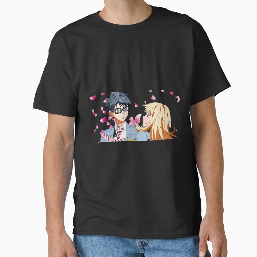 Your Lie In April Arima With Kaori T-shirt - Image 2