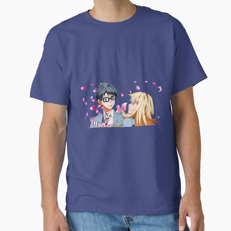 Your Lie In April Arima With Kaori T-shirt - Image 4