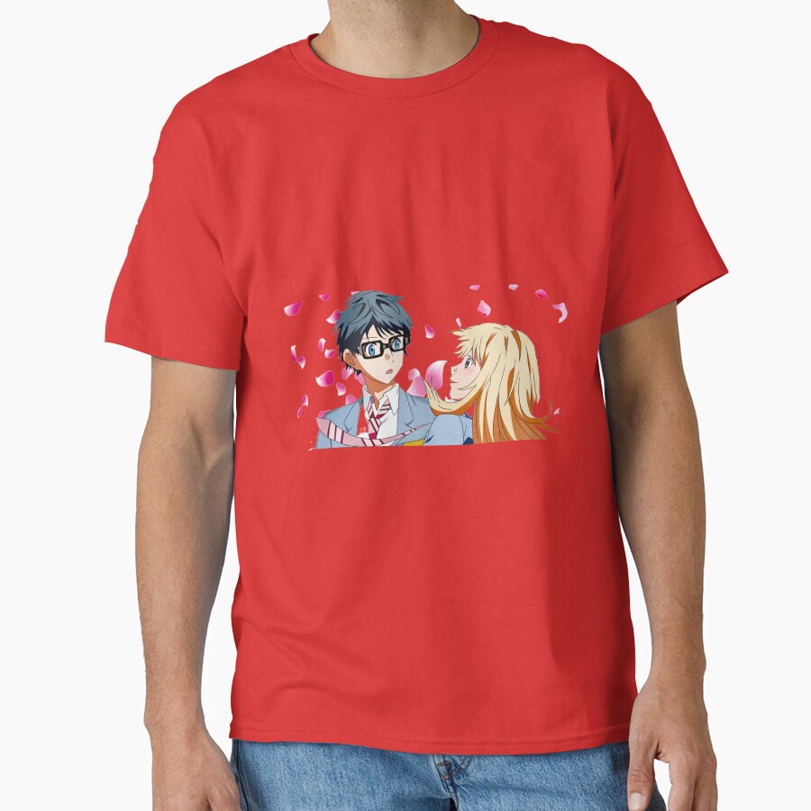 Your Lie In April Arima With Kaori T-shirt - Image 5