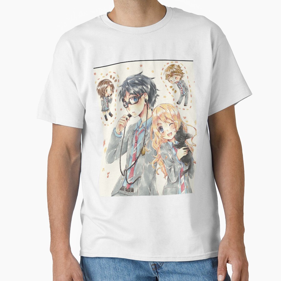 Your Lie In April Couple Cute T-shirt - Image 2