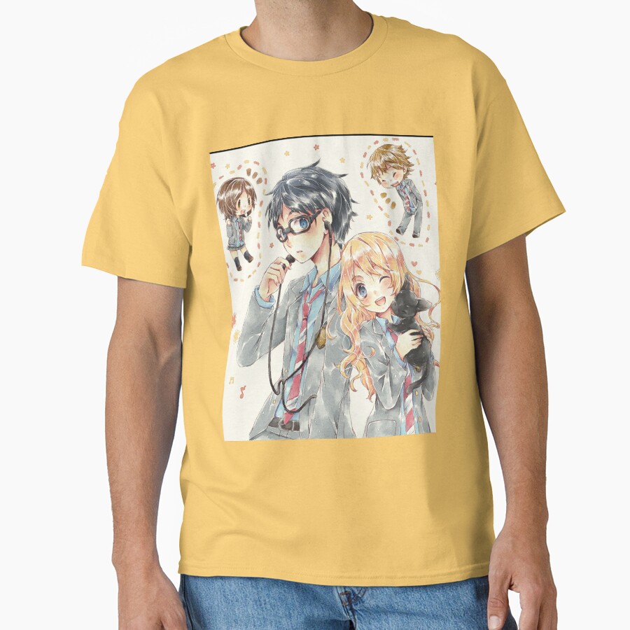 Your Lie In April Couple Cute T-shirt - Image 6