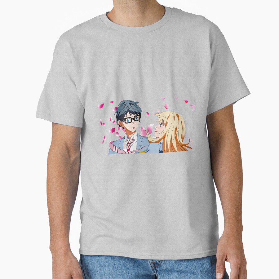 Your Lie In April Arima With Kaori T-shirt - Image 3