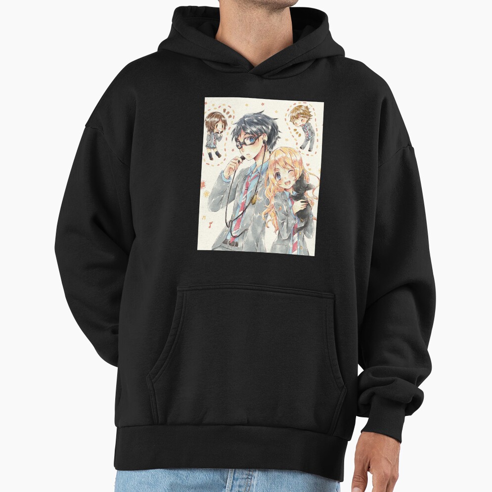 Your Lie In April Couple Cute Hoodie