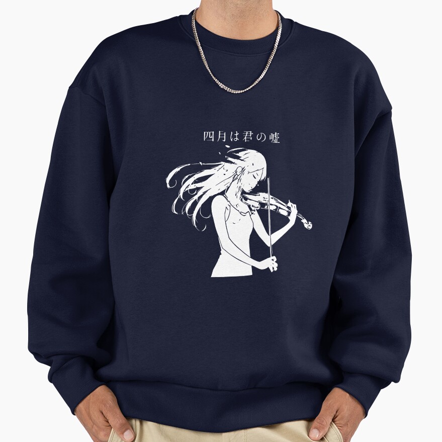 Your Lie In April Nocolor Sweatshirt - Image 5