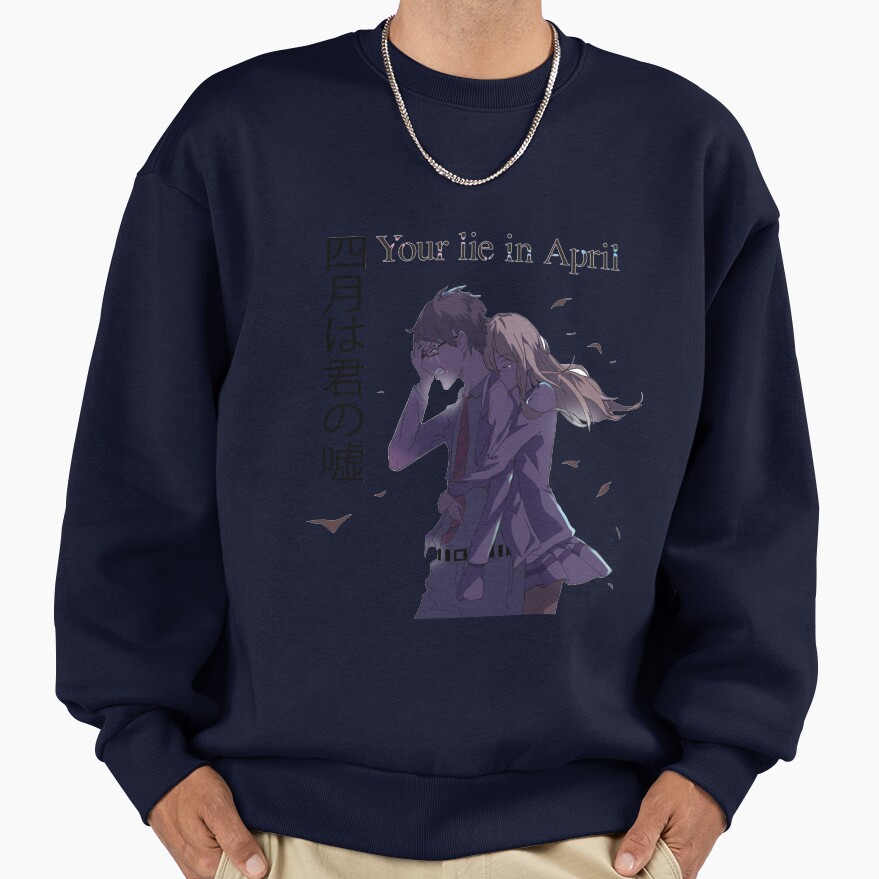 Your Lie In April Arima & Kaori Sweatshirt - Image 5