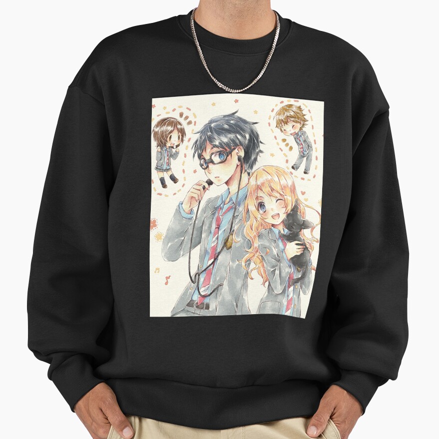 Your Lie In April Couple Cute Sweatshirt - Image 3