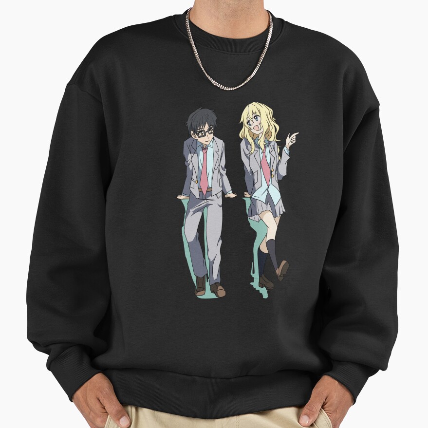 Your Lie In April Kaori And Kosei Sweatshirt - Image 3