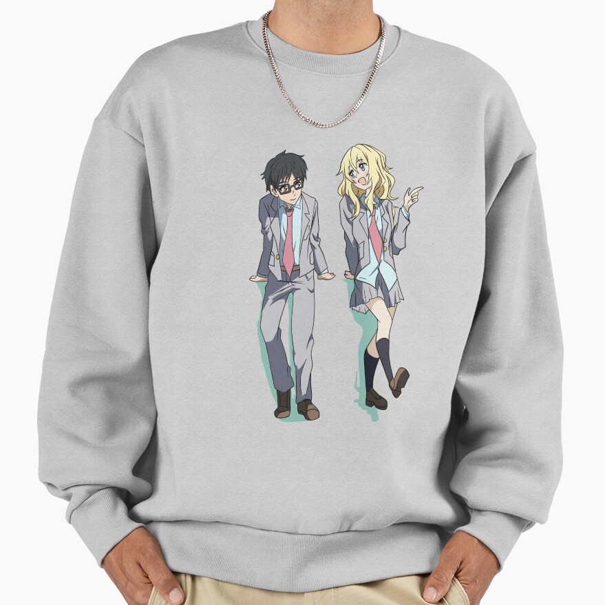 Your Lie In April Kaori And Kosei Sweatshirt - Image 4
