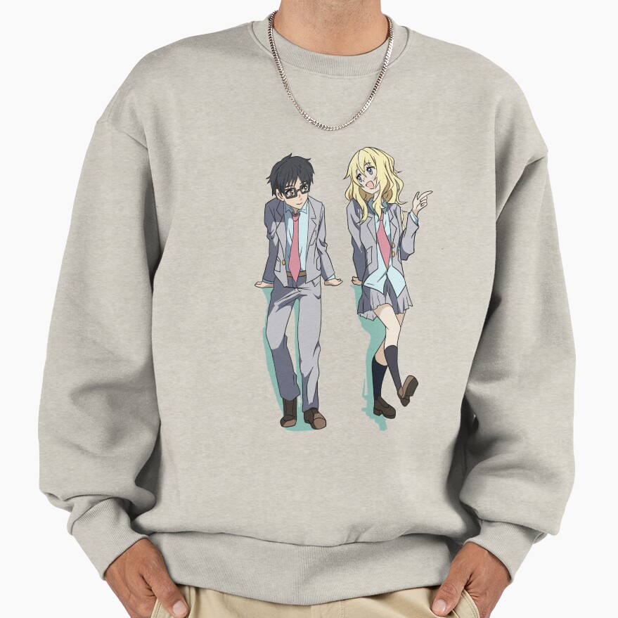 Your Lie In April Kaori And Kosei Sweatshirt