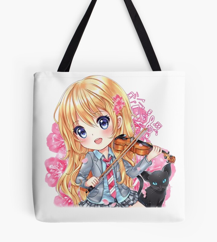 Your Lie In April Kaori Chibi Tote Bag
