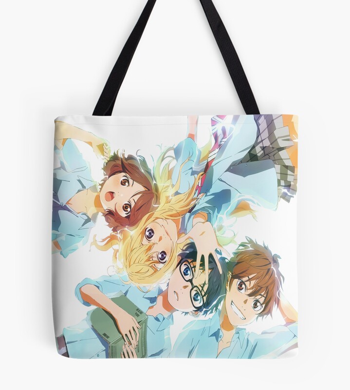 Anime Girls Lie In April Miyazono Kaori Tote Bag