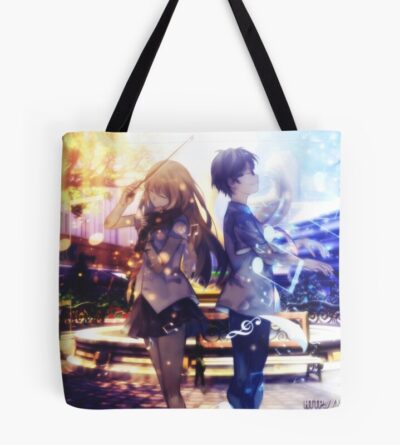 Your Lie In April Lovely Couple Tote Bag