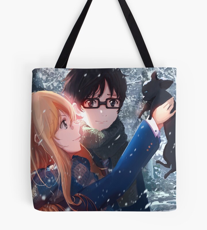 Your Lie In April Kaori Miyazono And Kousei Arima Tote Bag