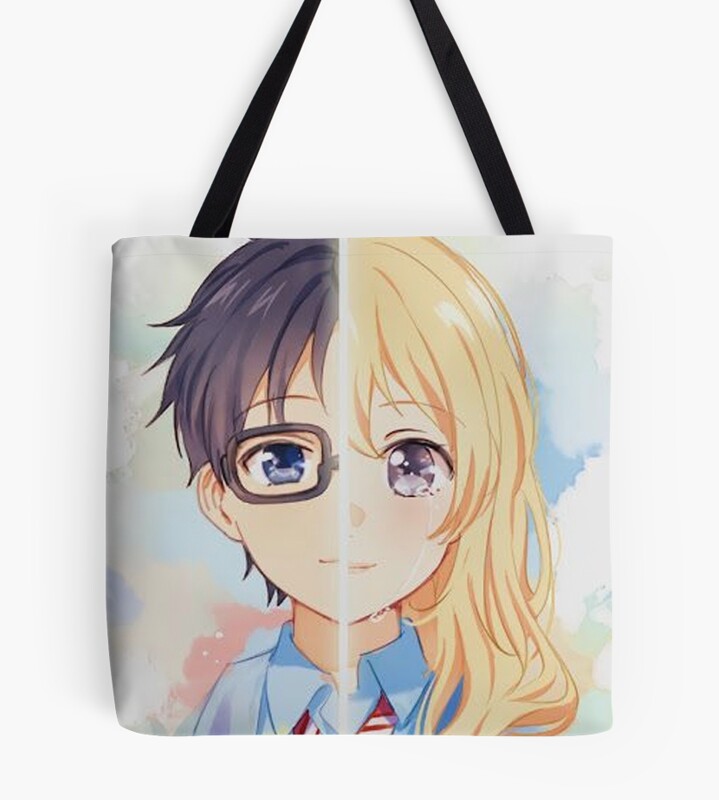 Your Lie In April Arima & Kaori Tote Bag