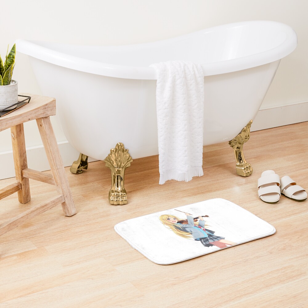 Kaori Miyazono With Violin Bath Mat - Image 2