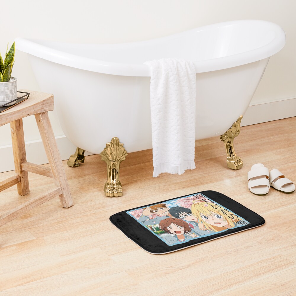 Your Lie In April Kaori Team Bath Mat - Image 2