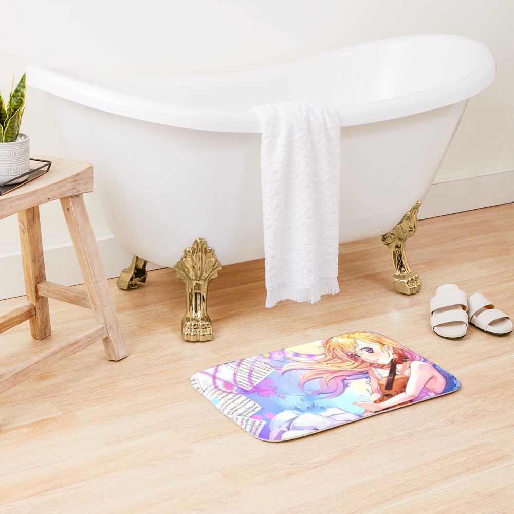 Kaori Your Lie In April Epic Design Bath Mat - Image 2
