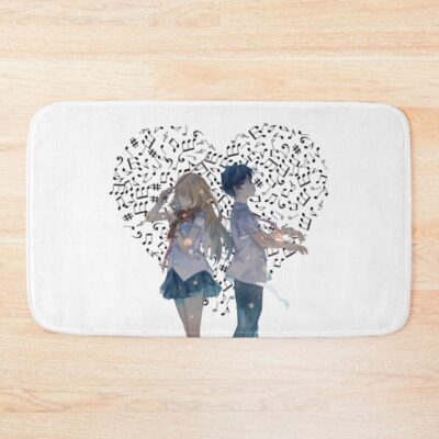 Your Lie In April Arima And Kaori Bath Mat