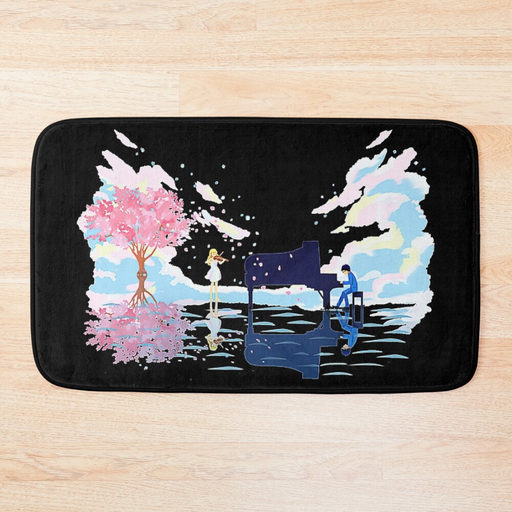 Your Lie In April In Night Bath Mat