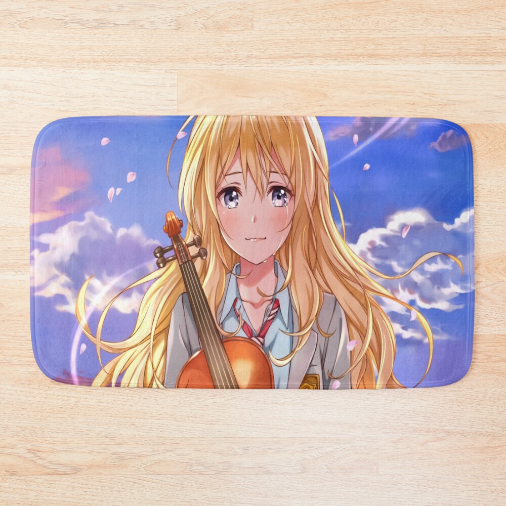 Kaori Miyazono Your Lie In April Bath Mat