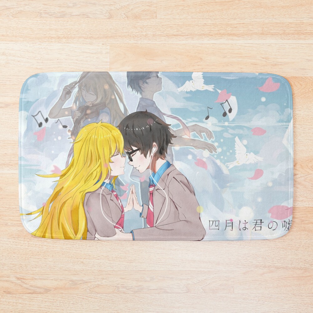 Your Lie In April Kaori & Arima Bath Mat
