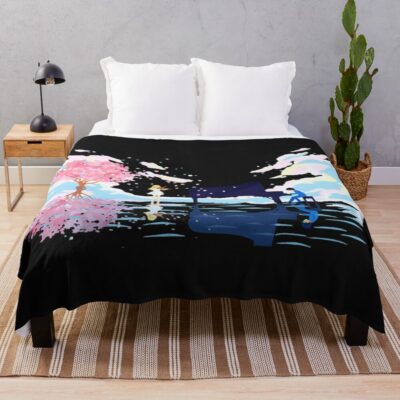 Your Lie In April In Night Throw Blanket