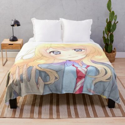 Your Lie In April Kaori Cute Throw Blanket