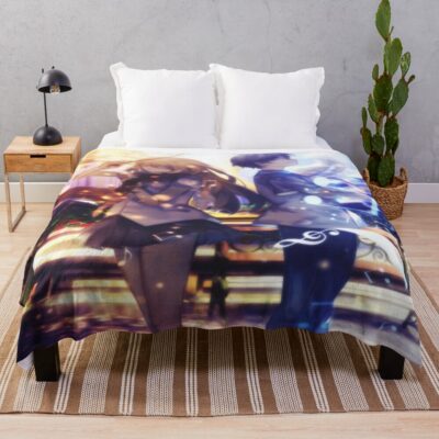 Your Lie In April Lovely Couple Throw Blanket