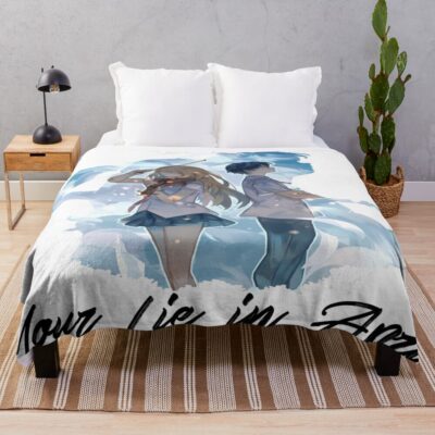 Your Lie In April Side By Side Throw Blanket