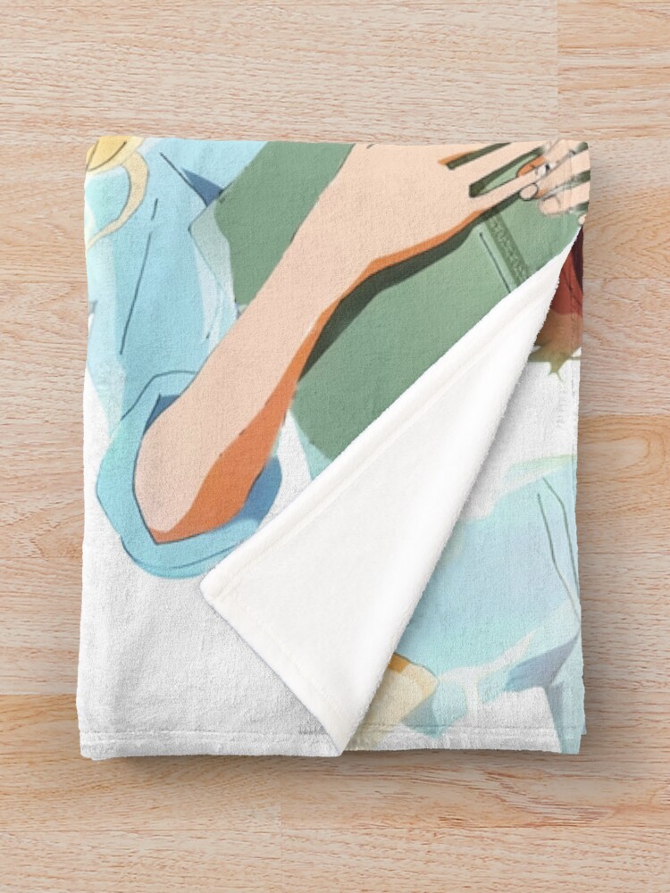 Anime Girls Lie In April Miyazono Kaori Throw Blanket - Image 2