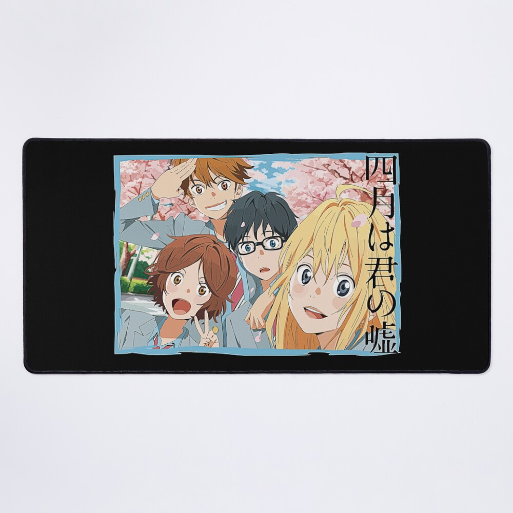 Your Lie In April Kaori Team Mouse Pad