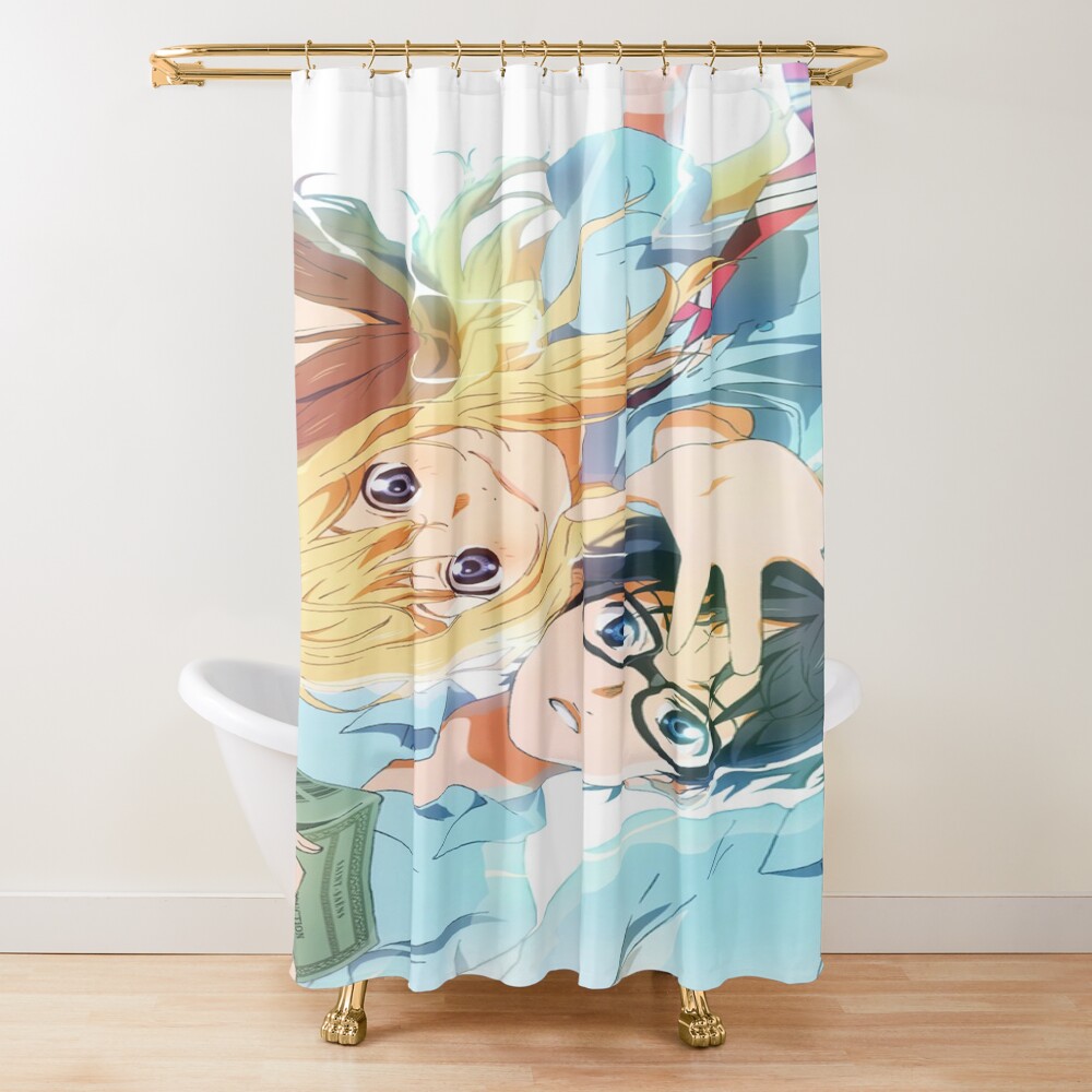 Your Lie In April Kaori And Arima Shower Curtain