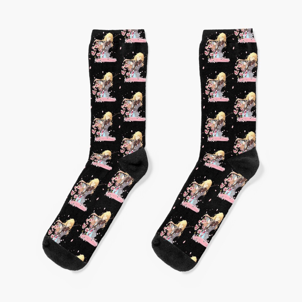 Your Lie In April Kaori Miyazono Socks