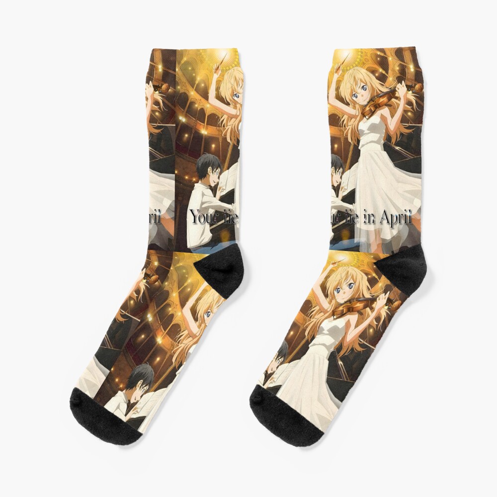 Your Lie In April Couple Socks