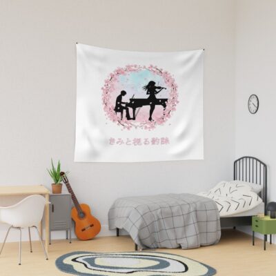 Your Lie In April Couple Tapestry