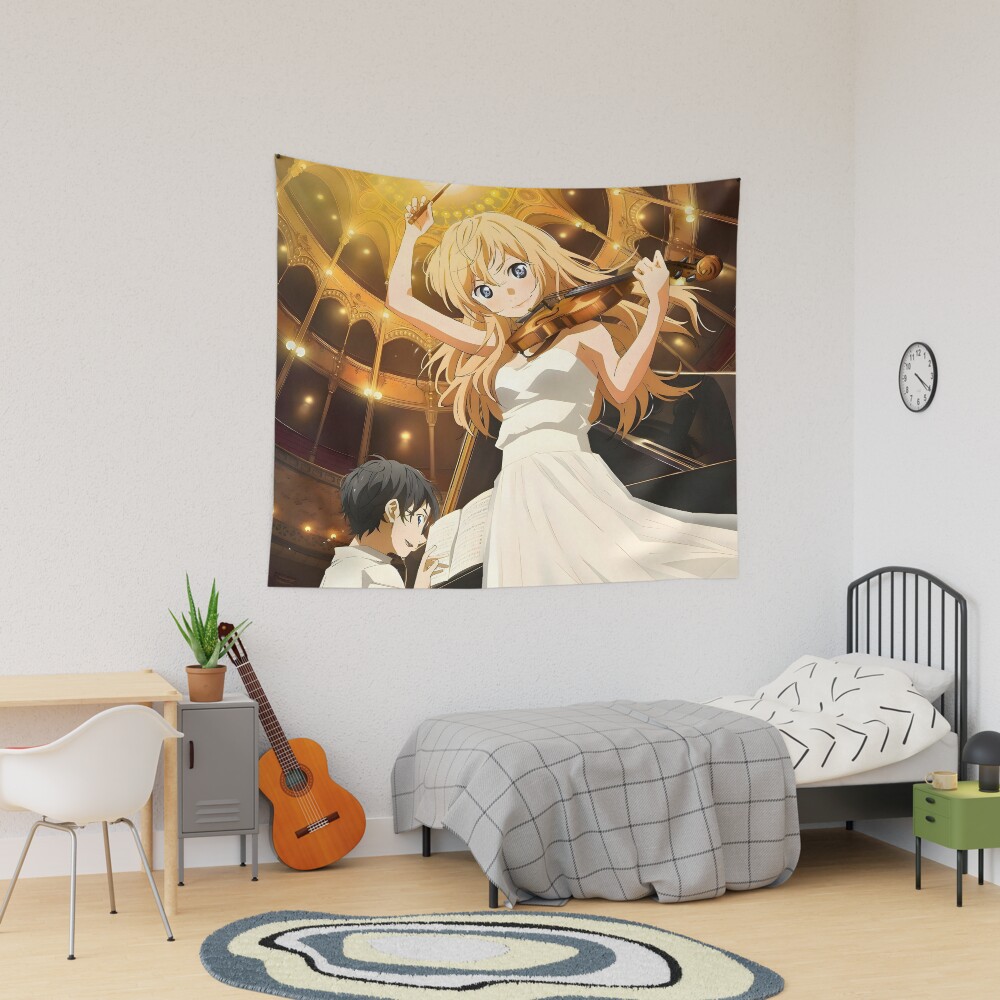 Your Lie In April Kaori With Arima Tapestry